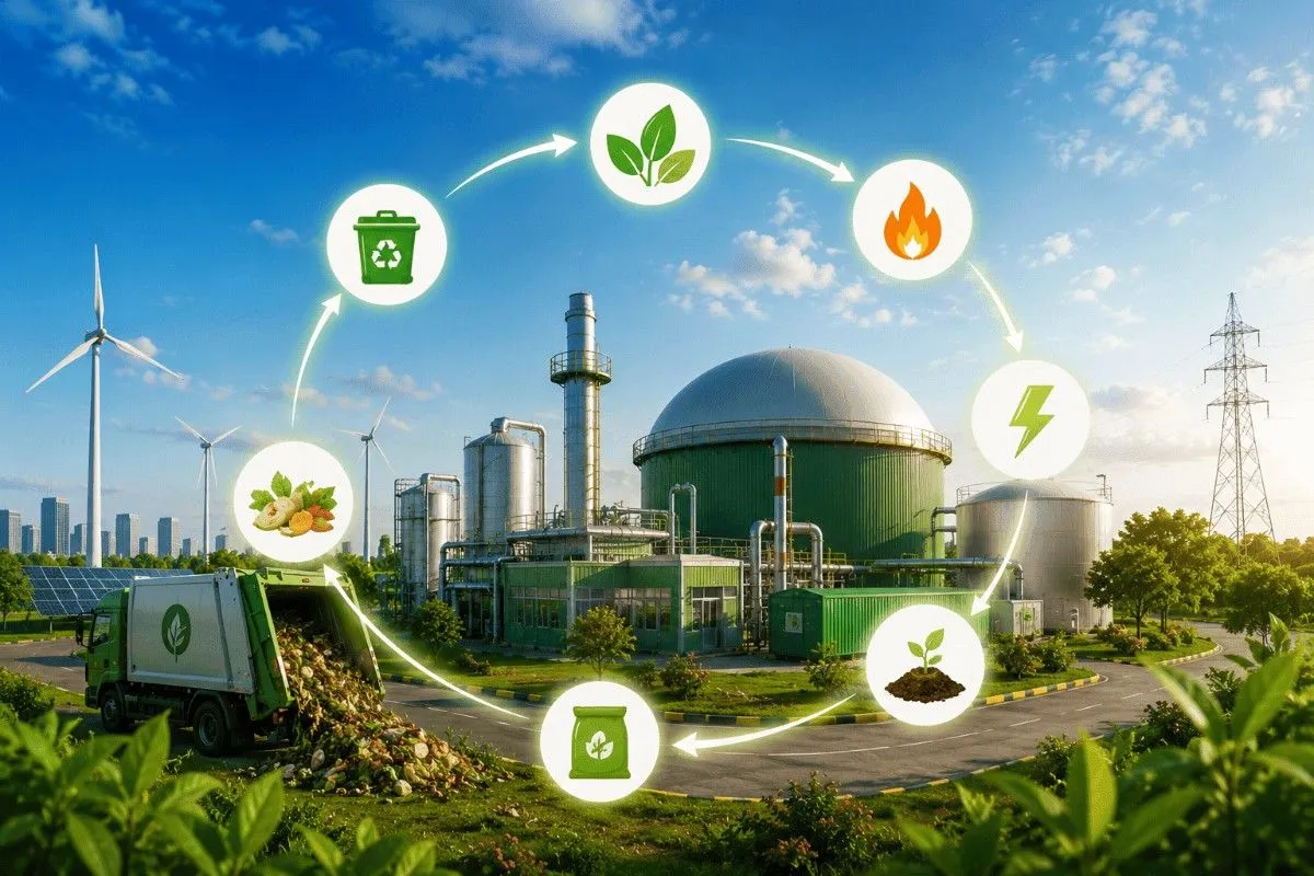 Organic and dry waste sorting plants